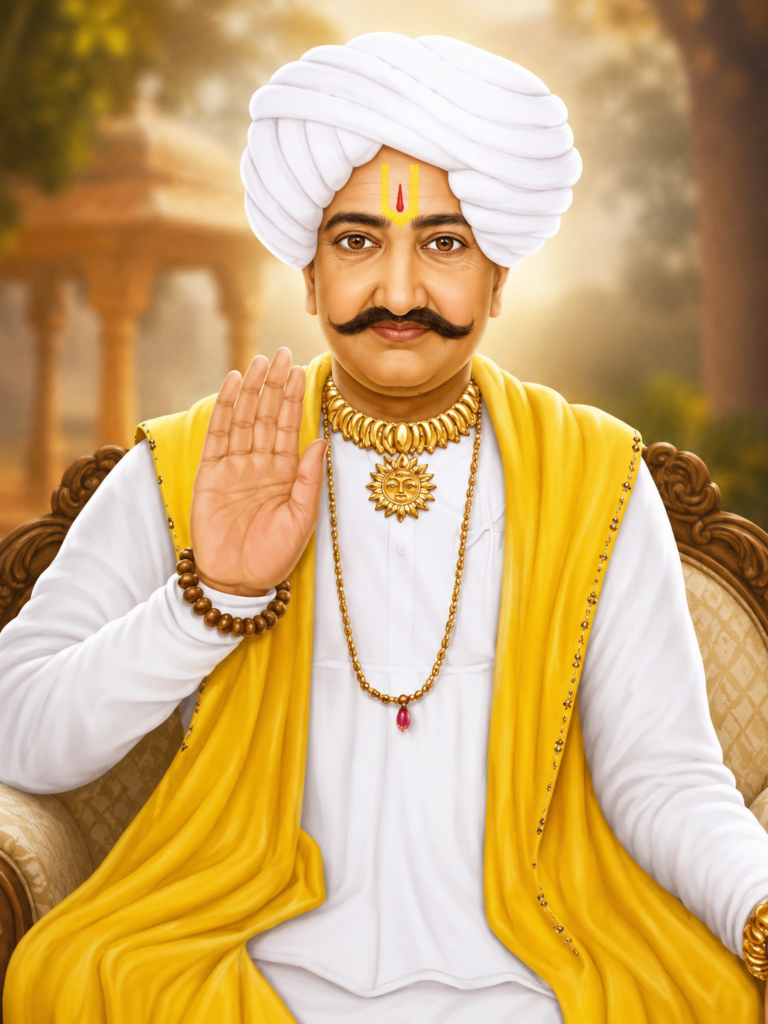 Shree Visamanbapu of Vihaldham Paliyad