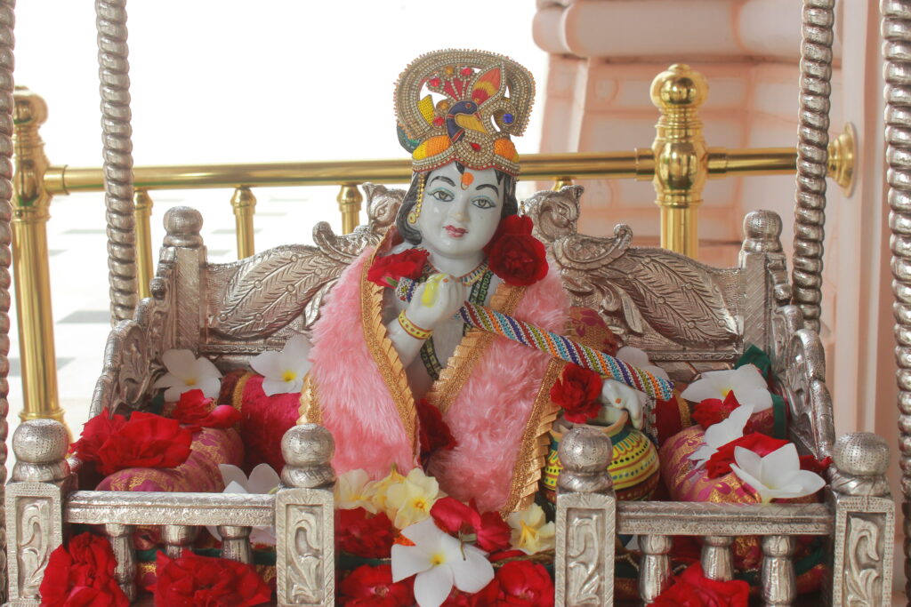 શણગાર દર્શન - સોમવાર "પ.પૂ. શ્રી વિસામણબાપુની જગ્યા, પ.પૂ. શ્રી શ્રી ૧૦૦૮ મહામંડલેશ્વર નિર્મળાબા, વિહળધામ પાળિયાદ, શ્રાવણ સુદ - ૧૨ બારસ, વિક્રમ સવંત ૨૦૮૨" Shangar Darshan. Monday -Aug- 24/08/2026