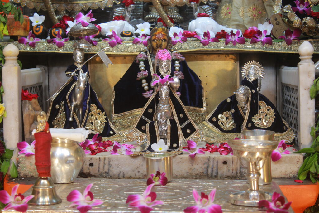 શણગાર દર્શન - શનિવાર "પ.પૂ. શ્રી વિસામણબાપુની જગ્યા, પ.પૂ. શ્રી શ્રી ૧૦૦૮ મહામંડલેશ્વર નિર્મળાબા, વિહળધામ પાળિયાદ, શ્રાવણ વદ - ૧ એકમ, વિક્રમ સવંત ૨૦૮૨" Shangar Darshan. Saturday -Aug- 29/08/2026
