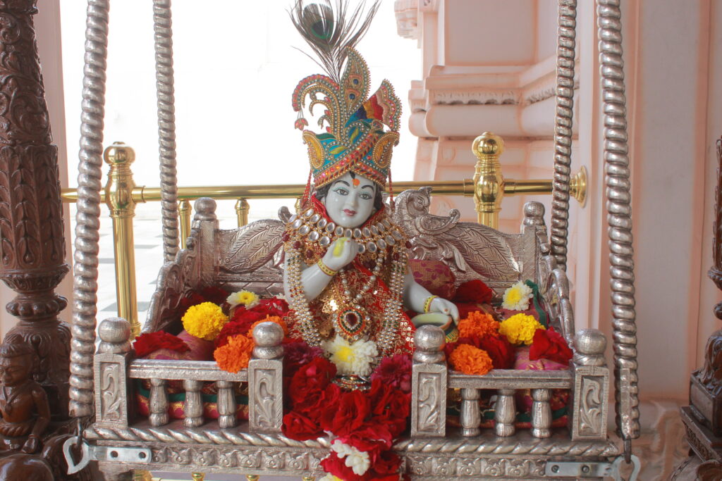 શણગાર દર્શન - સોમવાર "પ.પૂ. શ્રી વિસામણબાપુની જગ્યા, પ.પૂ. શ્રી શ્રી ૧૦૦૮ મહામંડલેશ્વર નિર્મળાબા, વિહળધામ પાળિયાદ, શ્રાવણ વદ - ૩ ત્રીજ, વિક્રમ સવંત ૨૦૮૨" Shangar Darshan. Monday -Aug- 31/08/2026