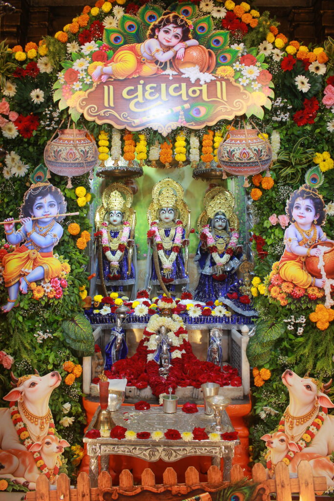 શણગાર દર્શન - શુક્રવાર (શ્રી કૃષ્ણ જન્માષ્ટમી) "પ.પૂ. શ્રી વિસામણબાપુની જગ્યા, પ.પૂ. શ્રી શ્રી ૧૦૦૮ મહામંડલેશ્વર નિર્મળાબા, વિહળધામ પાળિયાદ, શ્રાવણ વદ - ૮ આઠમ, વિક્રમ સવંત ૨૦૮૨" Shangar Darshan. Friday-Sap- 04/09/2026