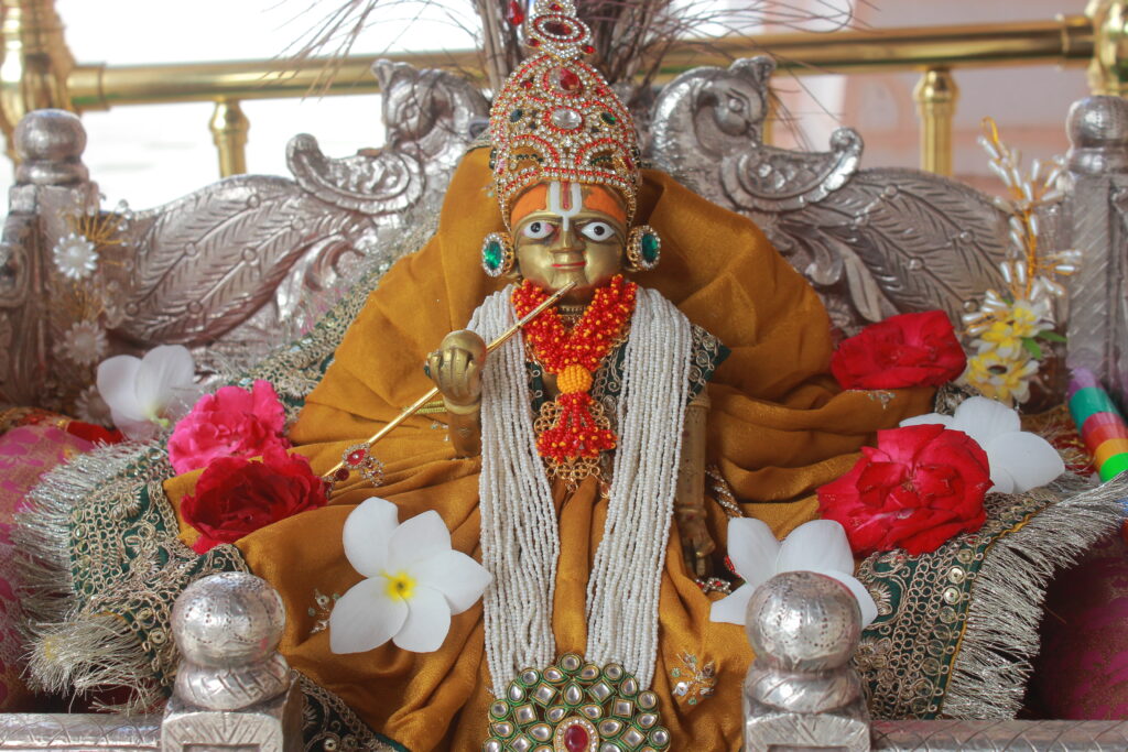 શણગાર દર્શન - ગુરુવાર "પ.પૂ. શ્રી વિસામણબાપુની જગ્યા, પ.પૂ. શ્રી શ્રી ૧૦૦૮ મહામંડલેશ્વર નિર્મળાબા, વિહળધામ પાળિયાદ, ભાદરવા સુદ - ૬ છઠ, વિક્રમ સવંત ૨૦૮૨" Shangar Darshan. Thursday-Sep- 17/09/2026