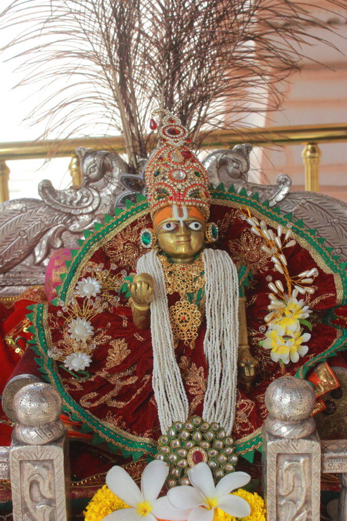 શણગાર દર્શન - રવિવાર "પ.પૂ. શ્રી વિસામણબાપુની જગ્યા, પ.પૂ. શ્રી શ્રી ૧૦૦૮ મહામંડલેશ્વર નિર્મળાબા, વિહળધામ પાળિયાદ, ભાદરવા સુદ - ૯ નોમ, વિક્રમ સવંત ૨૦૮૨" Shangar Darshan. Sunday-Sep- 20/09/2026